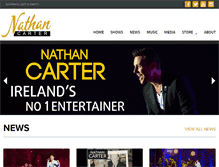 Tablet Screenshot of nathancartermusic.com